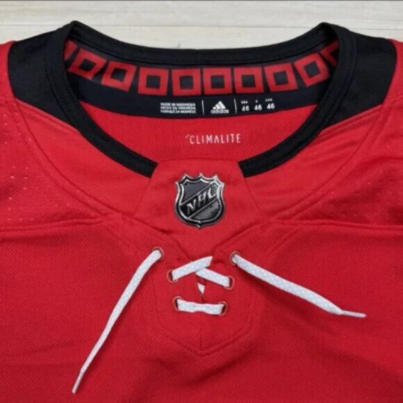 Adidas Climalite NHL Carolina Hurricanes Authentic Home Hockey Jersey - Picture 2 of 4